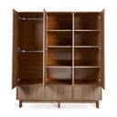 Quax | Kast Kyo 3-deurs Walnut 164,5x58x189cm