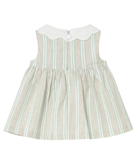 Mayoral | Jurk Girls Layette Stripes Aqua