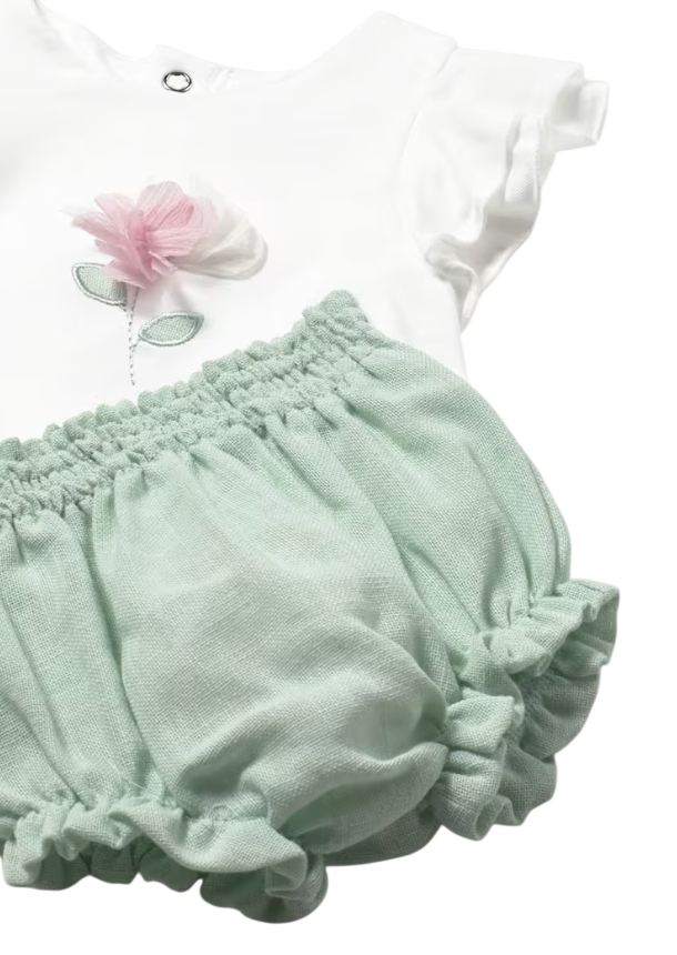Mayoral | Outfit Girls Layette Aqua 2-delig