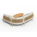 Tierra | Lounge Set Fumanu Complete Left Champagne 