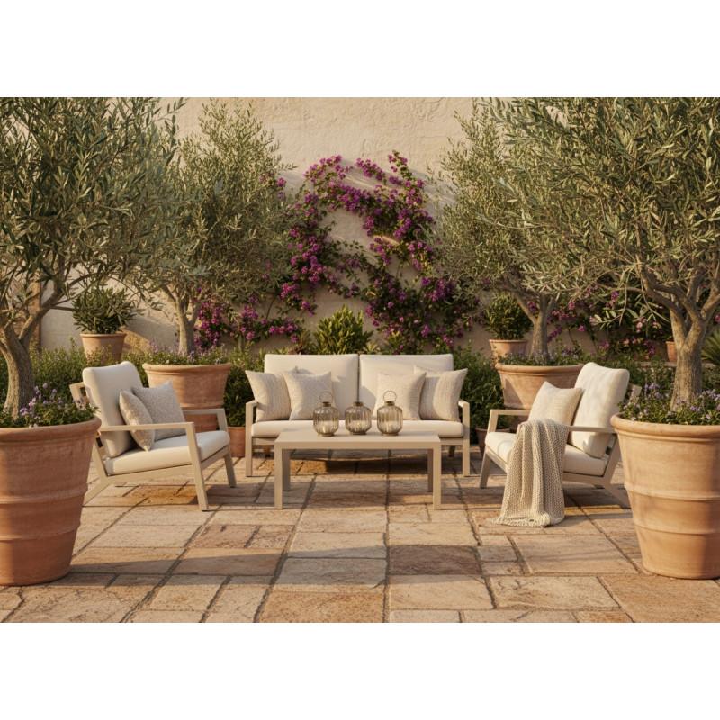 Tierra | Lounge Set Azzurro Champagne 