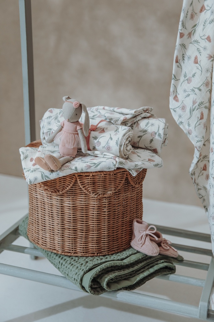 Meyco | Washandjes Pre-washed Hydrofiel Flower Multicolour 20x17cm 2-pack 