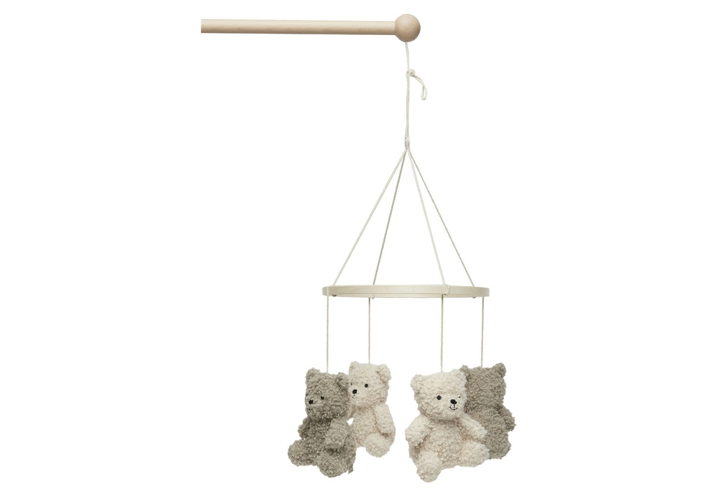 Jollein | Mobiel Teddy Beer Olive Green - Naturel