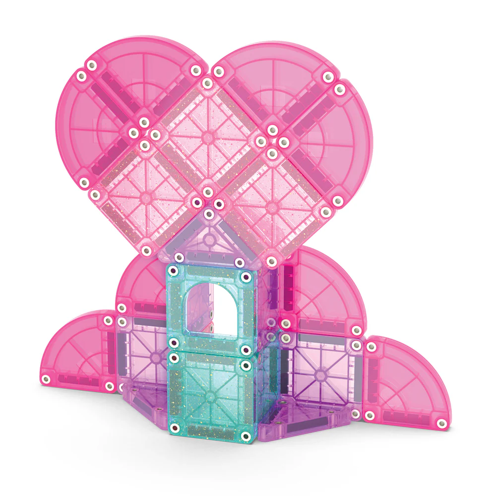 Magna-Tiles | Magnetische Blokken Travel Set Micro Heart to Heart 26pcs 