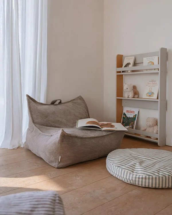 Kids Concept | Zitzak Corduroy Marron 80x75x40cm