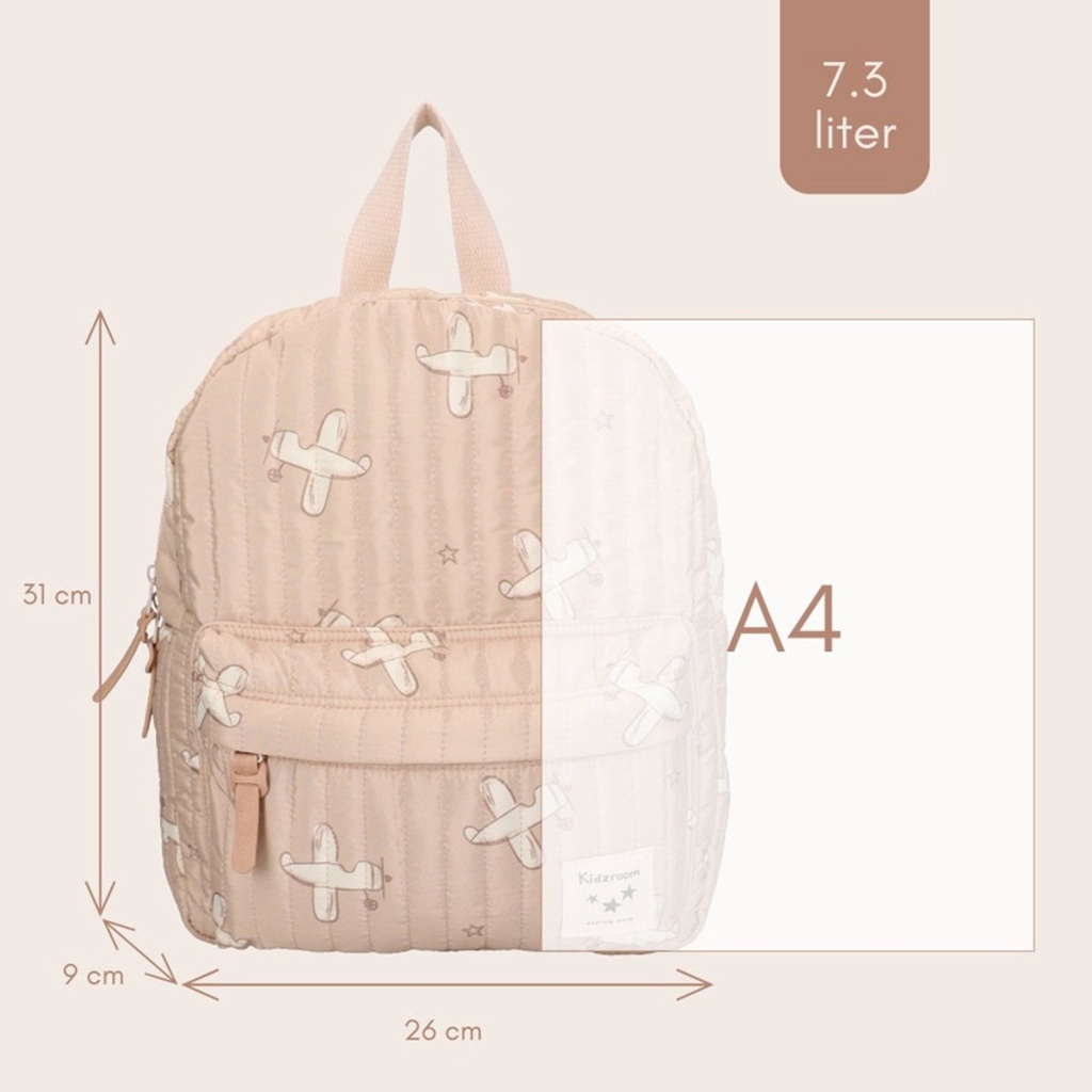 Kidzroom | Rugzak Wonderfull Worlds Beige