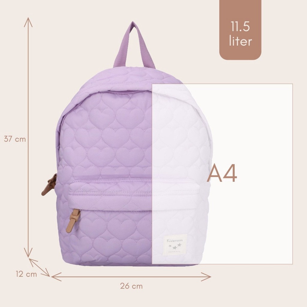 Kidzroom | Rugzak Wonderfull Worlds Purple