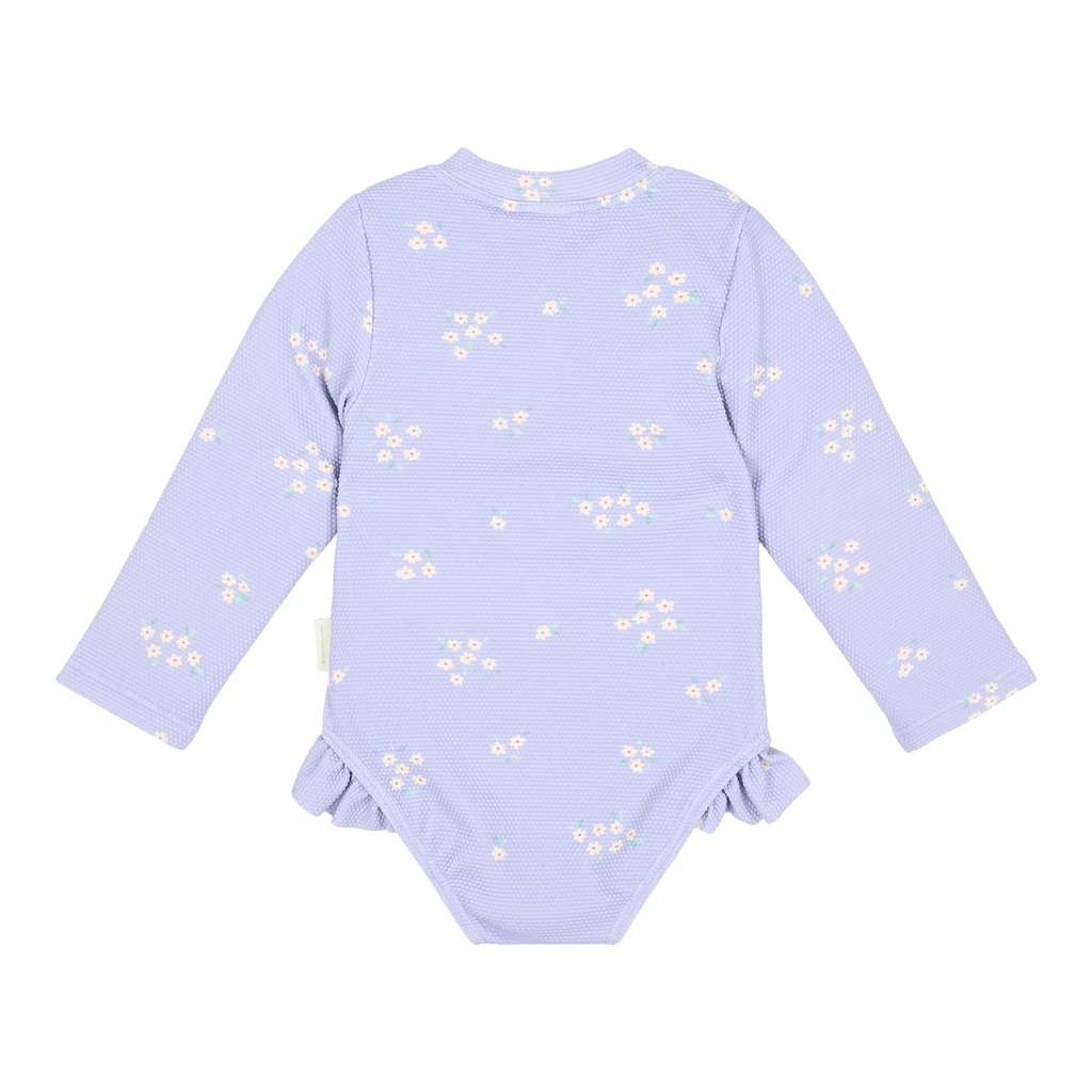 Little Dutch | Badpak Girls Longsleeve Dreamy Lavender