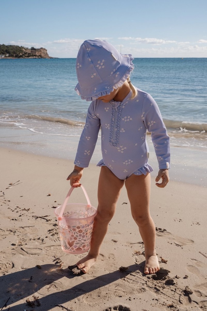 Little Dutch | Badpak Girls Longsleeve Dreamy Lavender