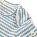 Little Dutch | Body Boys Forest Friends Stripes Stone Blue