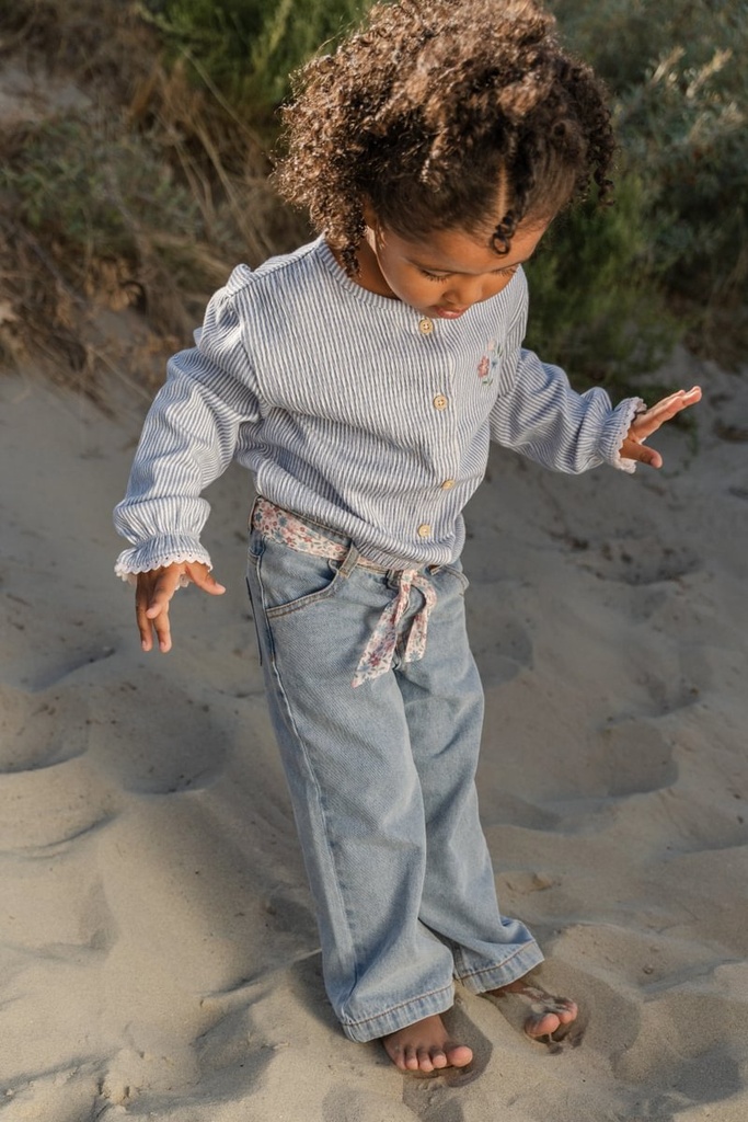 Little Dutch | Broek Girls Denim Blue