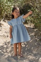 Little Dutch | Jurk Girls Denim Blue
