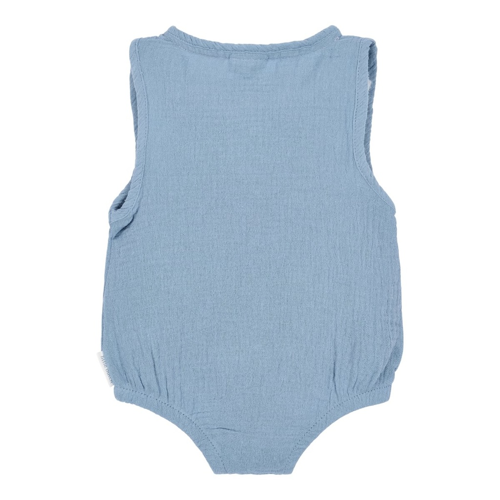 Little Dutch | Kruippak Boys Forest Friends Stone Blue