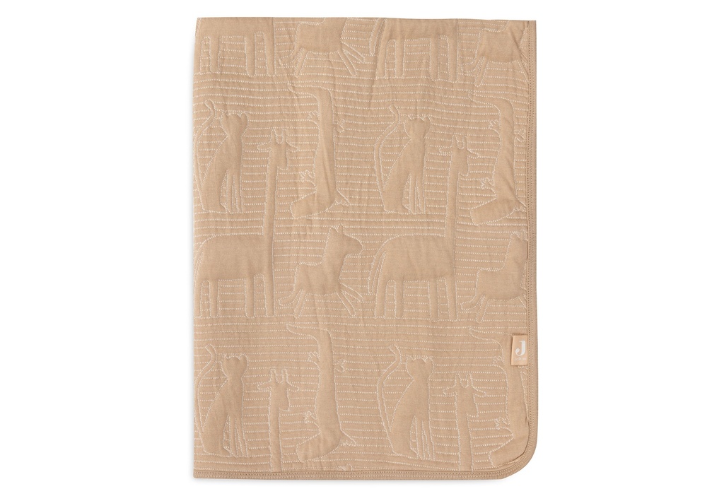 Jollein | Deken Jungle Jambo Biscuit - Oatmeal 100x150cm