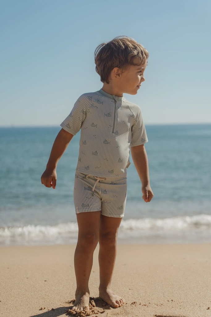 Little Dutch | Outfit Boys Zwemshirt/Zwemshort Ocean Adventure 2-delig