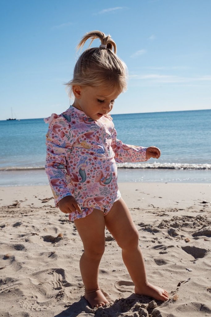 Little Dutch | Outfit Girls Zwemshirt Longsleeve/Zwemslip Dreamy Mermaid 2-delig