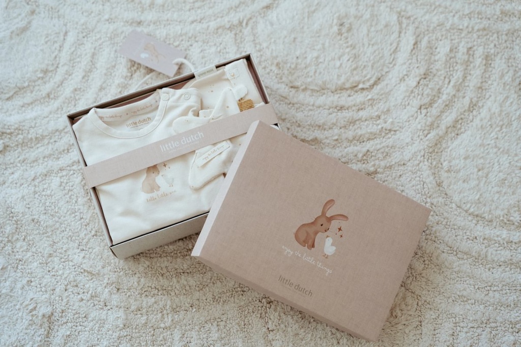 Little Dutch | Outfit Uni Giftset Creme