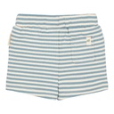 Little Dutch | Short Boys Forest Friends Stripes Stone Blue