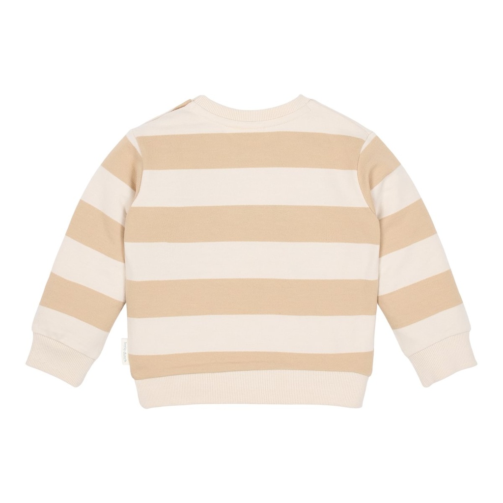Little Dutch | Sweater Boys Stripes Biscuit