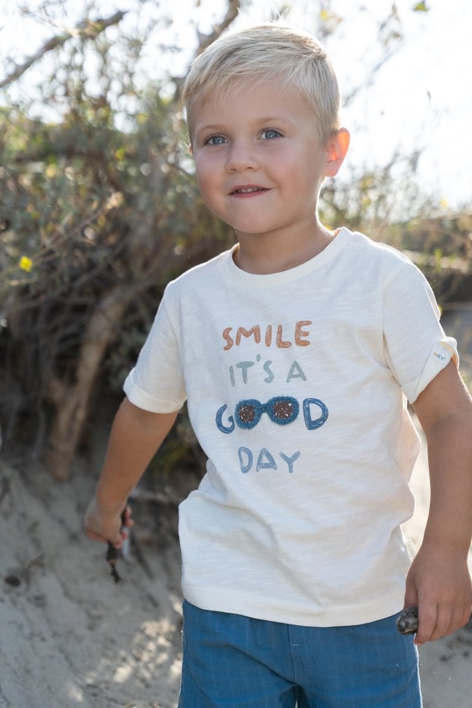 Little Dutch | T-shirt Boys Creme