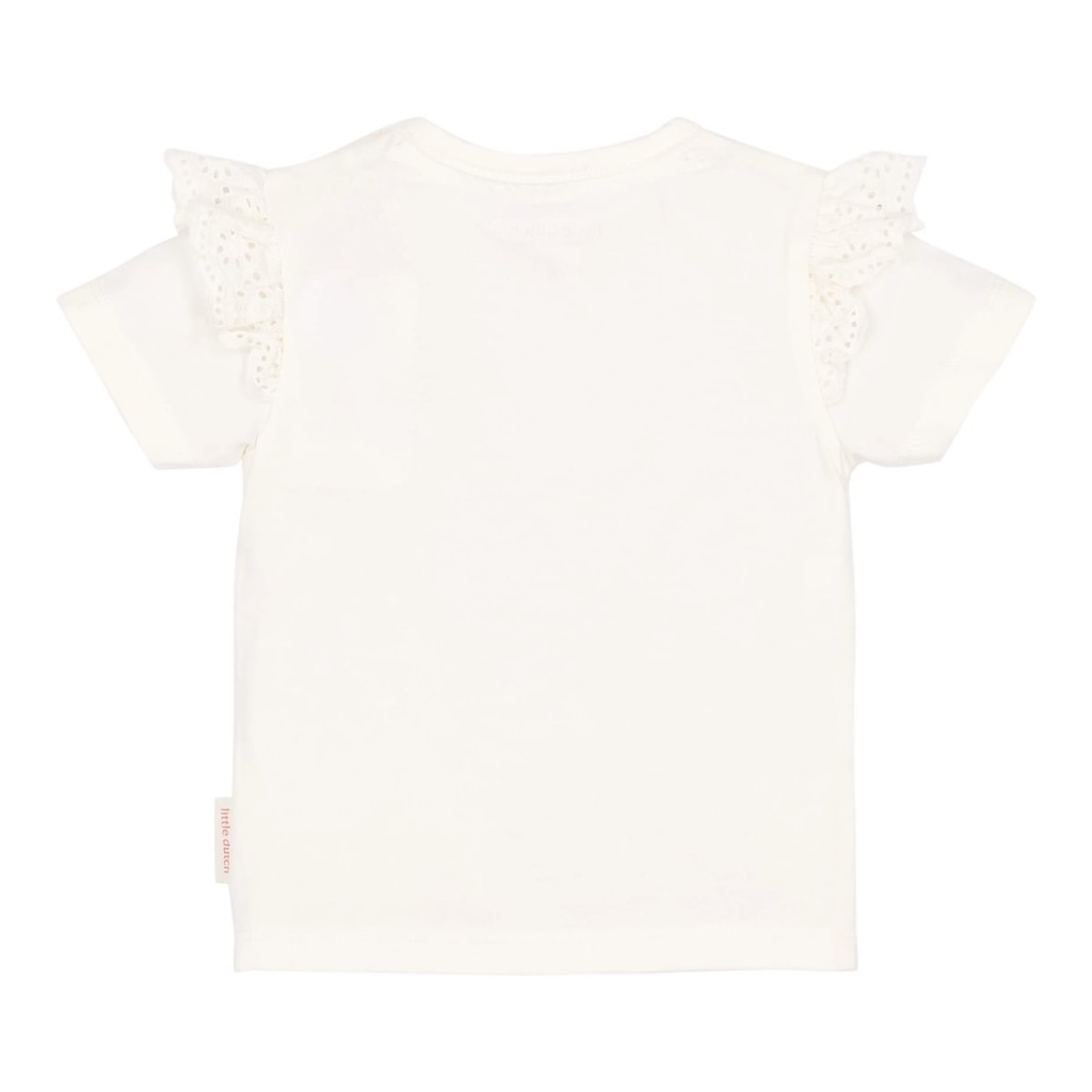 Little Dutch | T-shirt Girls Fairy Garden Off White