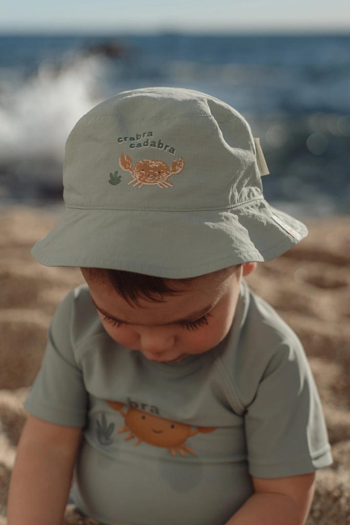 Little Dutch | Zonnehoed Boys Reversible Ocean Splash