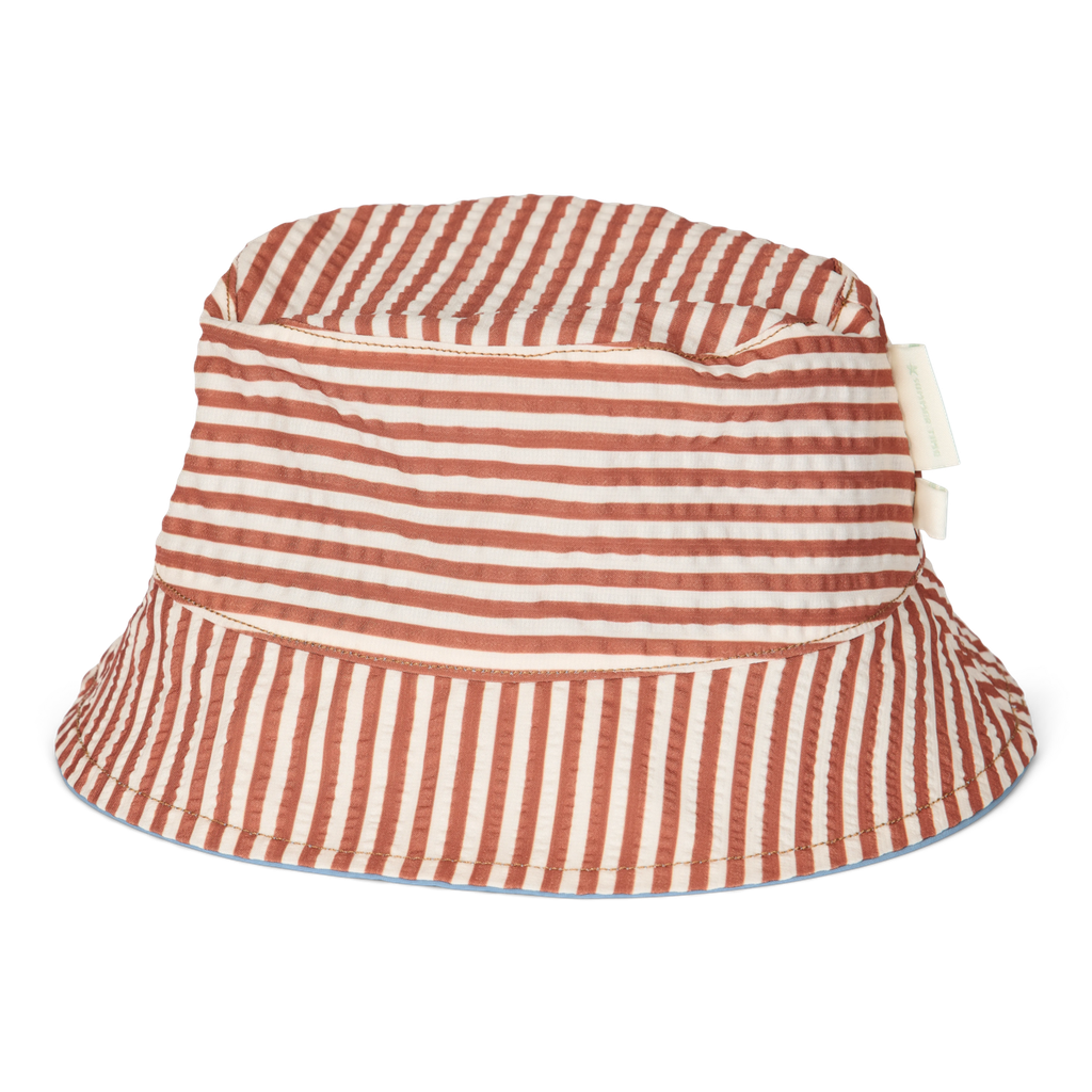 Little Dutch | Zonnehoed Boys Reversible Ocean Surf Blue