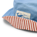 Little Dutch | Zonnehoed Boys Reversible Ocean Surf Blue