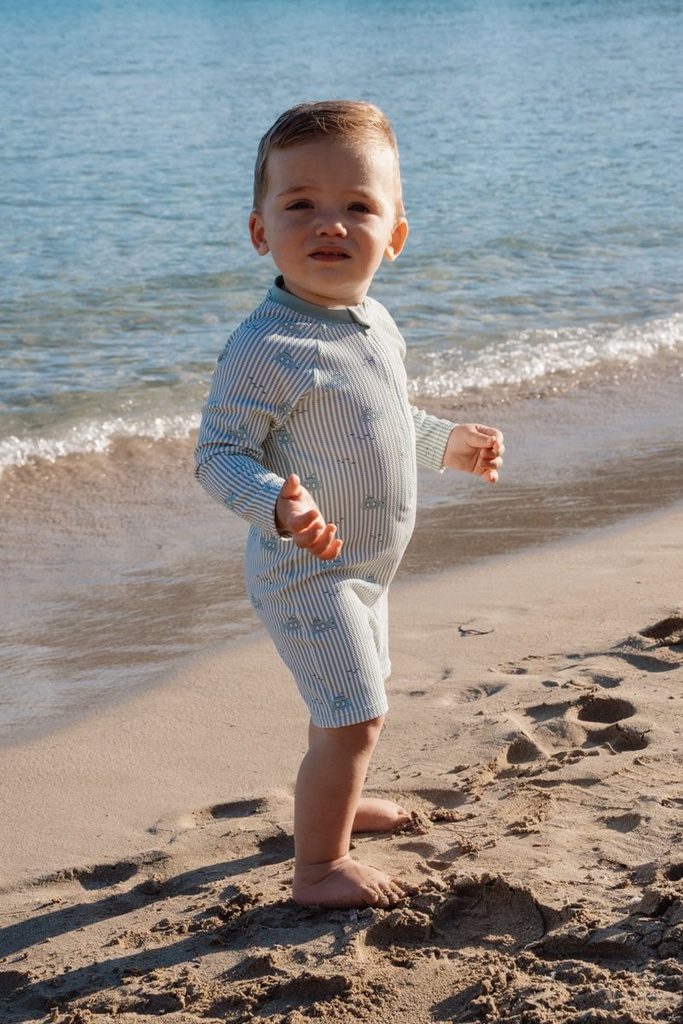 Little Dutch | Zwempak Boys Longsleeve Ocean Adventure