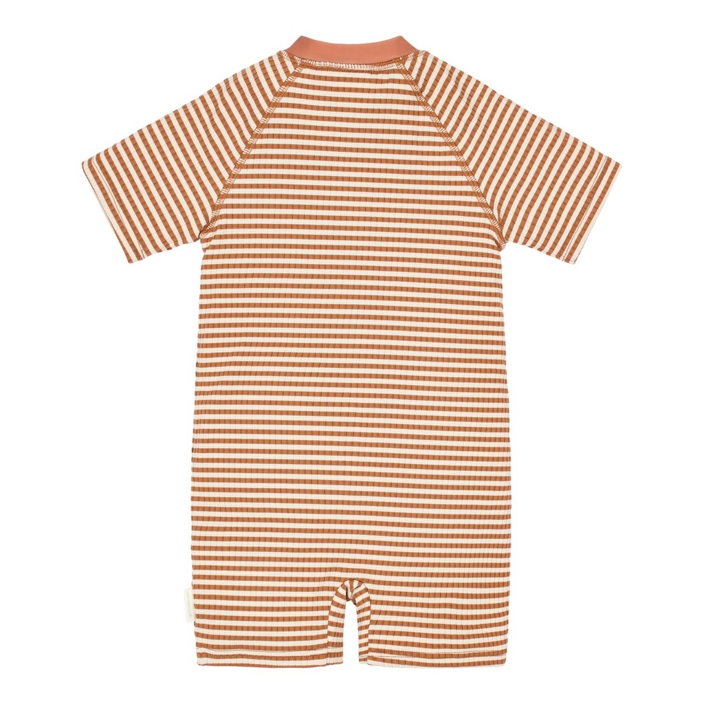 Little Dutch | Zwempak Boys Ocean Brown Stripes