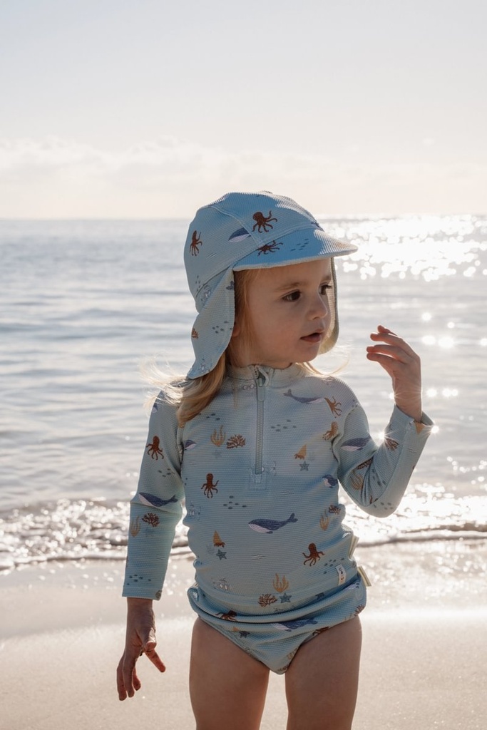 Little Dutch | Zwemshirt Boys Longsleeve Ocean Blue