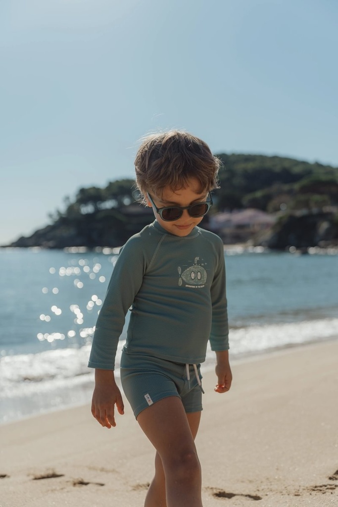 Little Dutch | Zwemshirt Boys Longsleeve Ocean Green