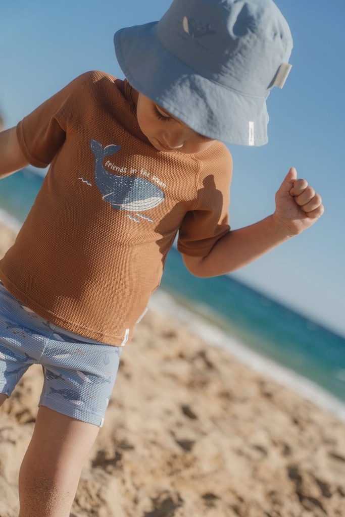 Little Dutch | Zwemshirt Boys Sunny Brown