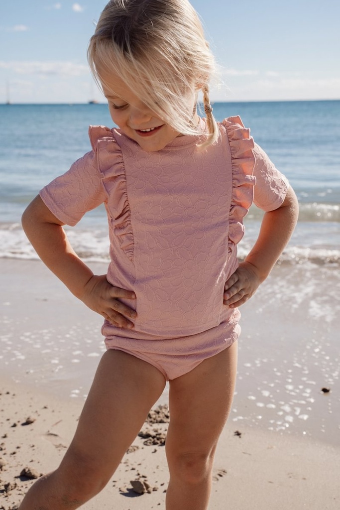 Little Dutch | Zwemshirt Girls Dreamy Pink Rose