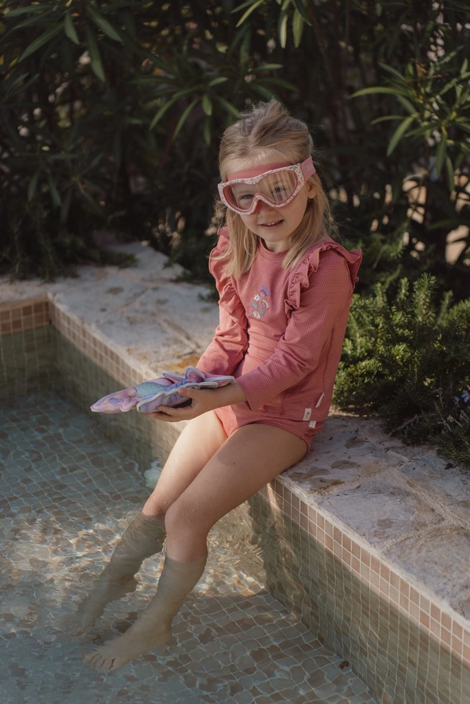 Little Dutch | Zwemshirt Girls Longsleeve Dreamy Pink Sparkle