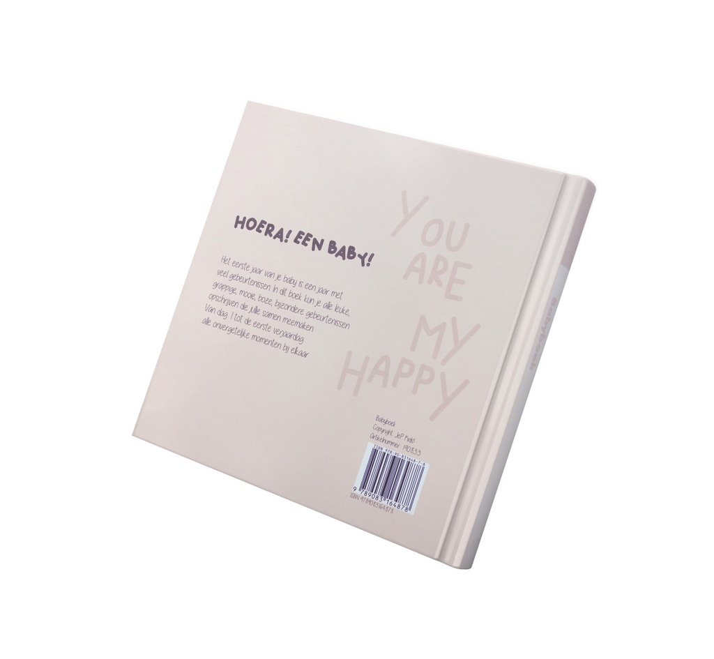 Jep Kids | Boek Babyboek Smoke Roze