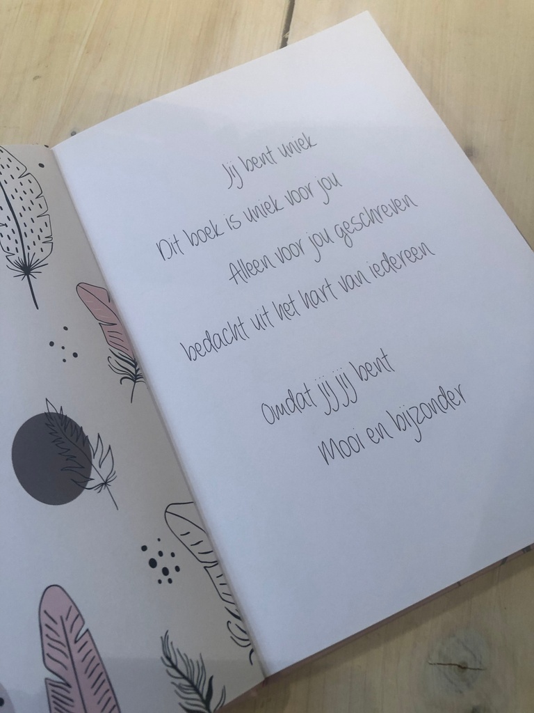 Jep Kids | Boek Babyboek Smoke Roze