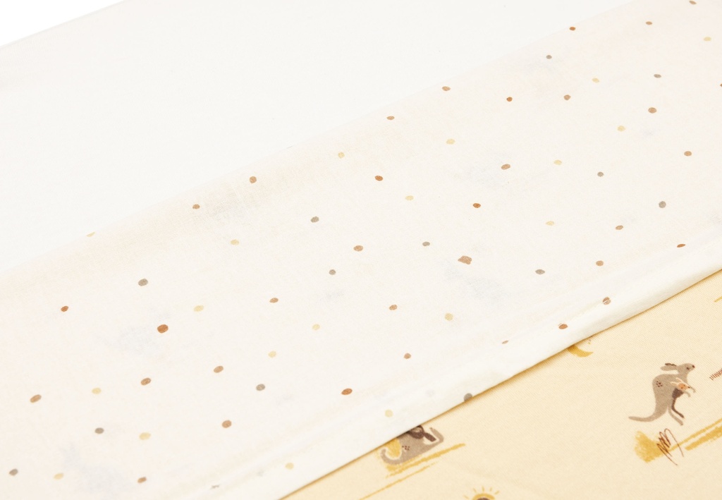 Jollein | Laken Ledikant Kangaroots Dusty Dot 120x150cm