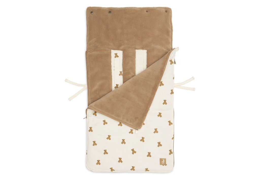 Jollein | Voetenzak Mini Teddy Bear Waffle 8 Group 0+ 3/5punts Gordel 