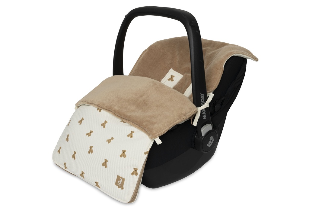 Jollein | Voetenzak Mini Teddy Bear Waffle 8 Group 0+ 3/5punts Gordel 