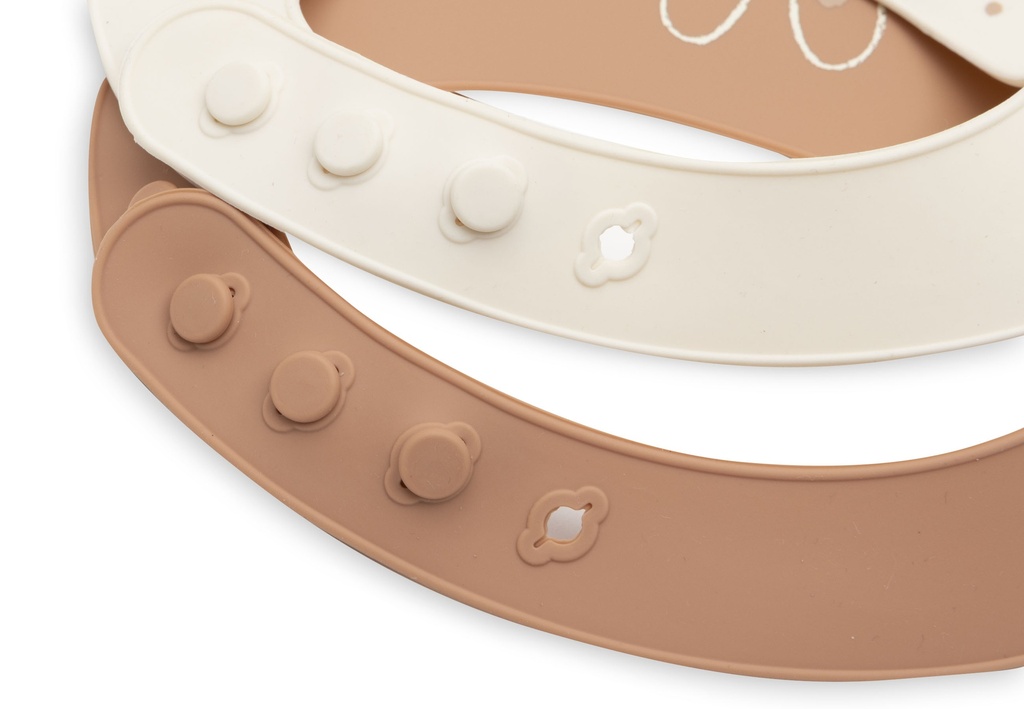 Jollein | Slabbetje met Kruimelvanger Silicone Kangaroots 2-pack