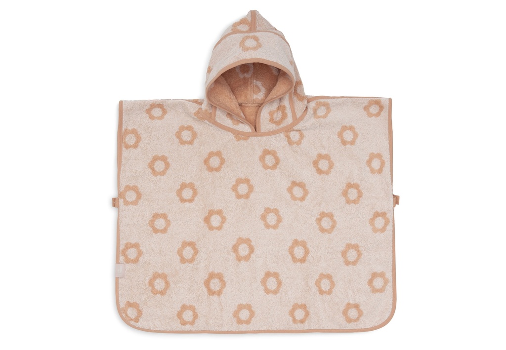 Jollein | Poncho Flower Reversible Badstof Jacquard
