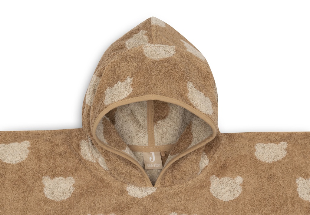 Jollein | Poncho Teddy Bear Reversible Badstof Jacquard 