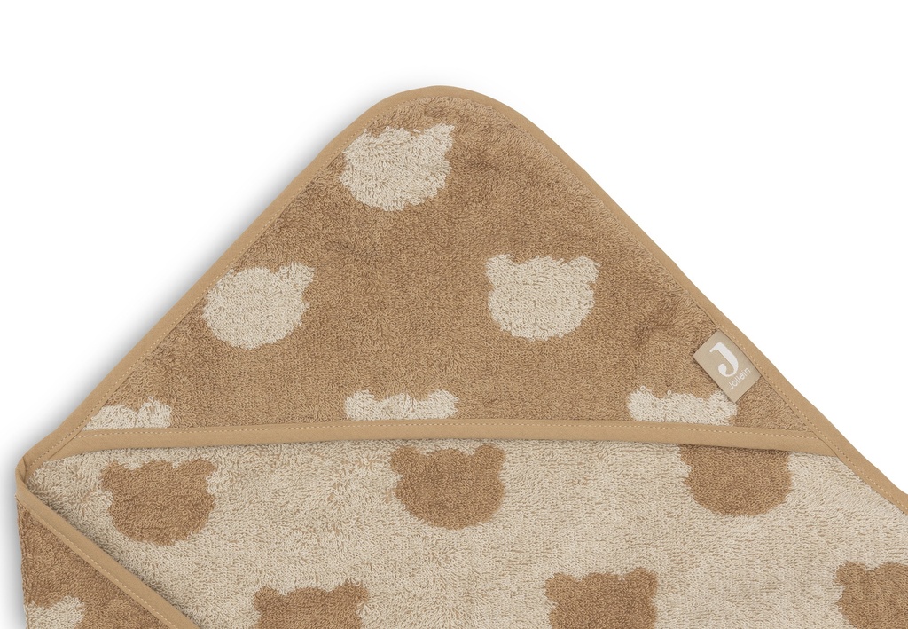 Jollein | Badcape Jacquard Teddy Bear Badstof 75x75cm