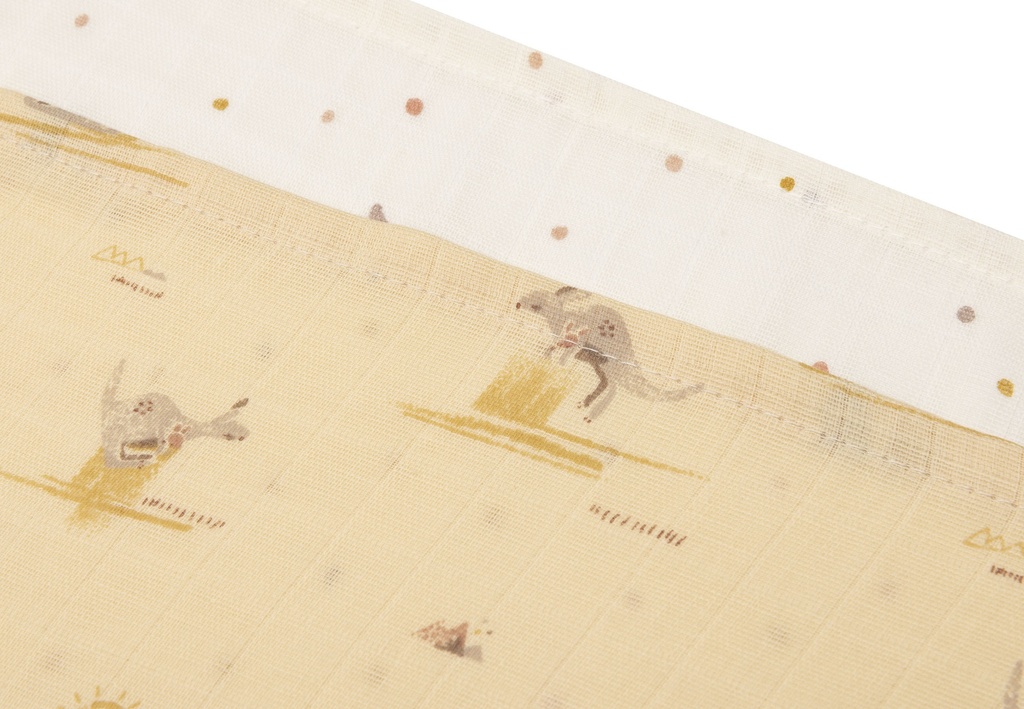 Jollein | Tetra Doek Kangaroots 70x70cm 3-pack