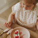 Elodie | Slabbetje met Opvangbakje Petit River Rose