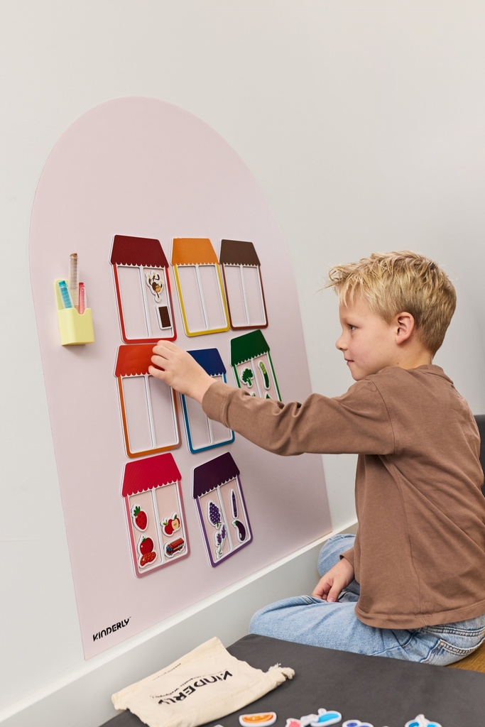 Kinderly | Muursticker Removable magnetisch Rose