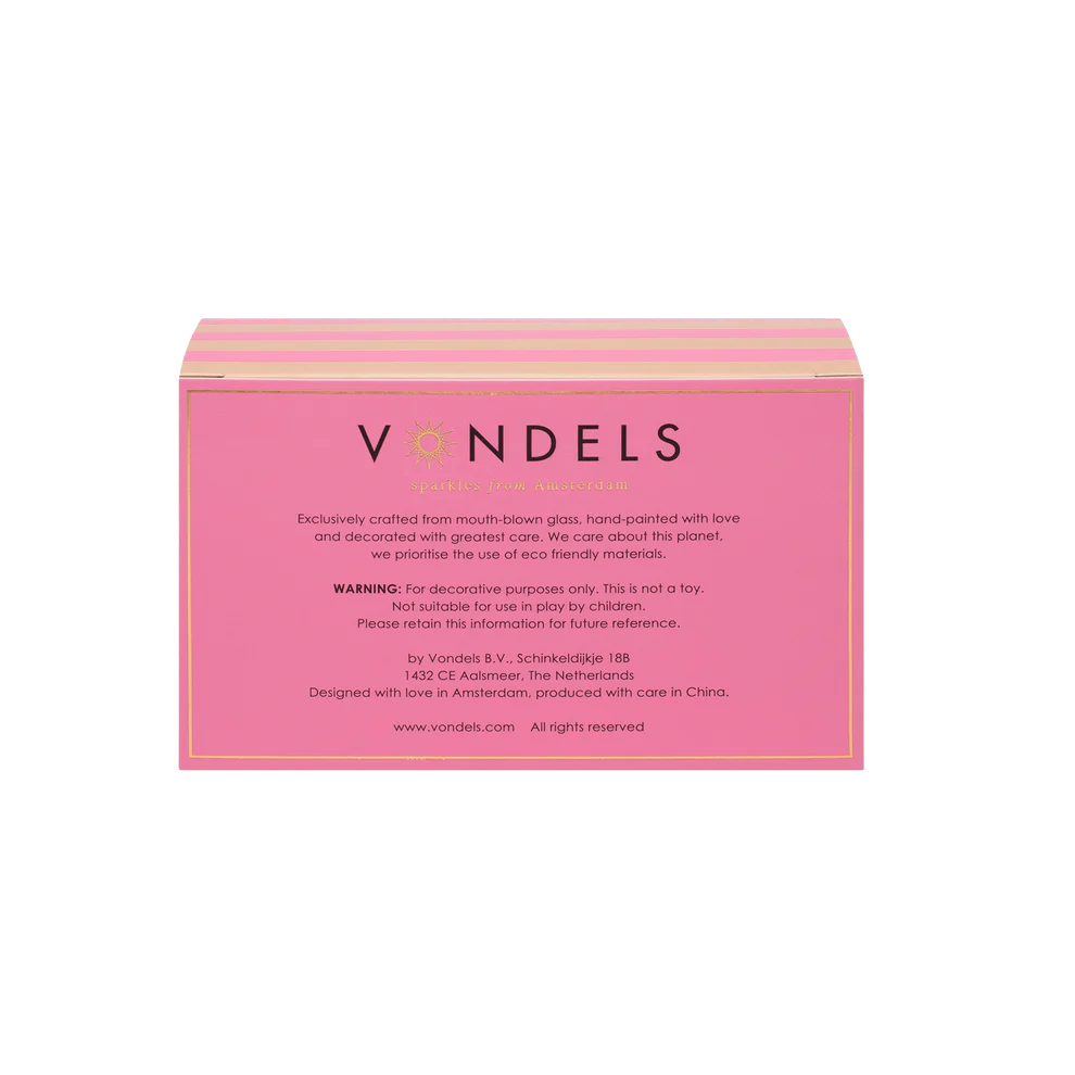 Vondels | Hangfiguur Fashion Chicks Easter Glas H6cm 3-pack