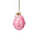 Vondels | Hangfiguur Bunny Makeover Easter Glas H7,7cm 3-pack