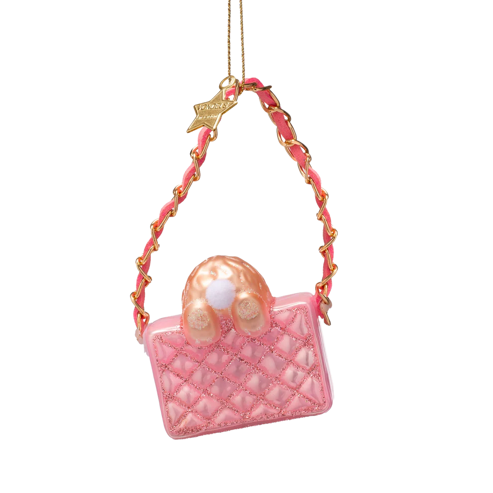 Vondels | Hangfiguur Bunny Makeover Easter Glas H7,7cm 3-pack